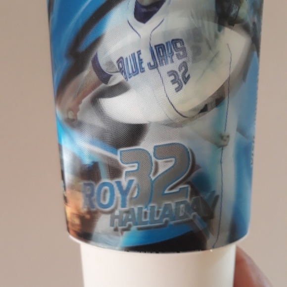 Vintage 2003 Blue Jay's Toronto Roy Halladay Sky Dome Hollogram Plastic … - Picture 2 of 8
